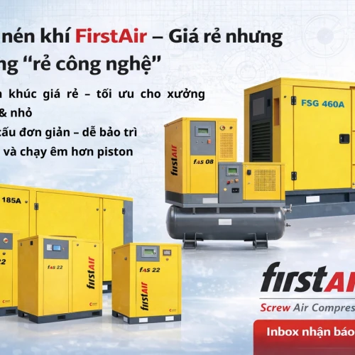 MÁY NÉN KHÍ FIRSTAIR - GIẢI PHÁP TRỤC VÍT GIÁ TỐT TỪ CÔNG NGHỆ FUSHENG
