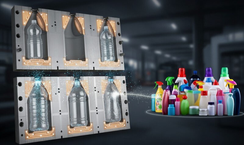 Ép thổi chai nhựa