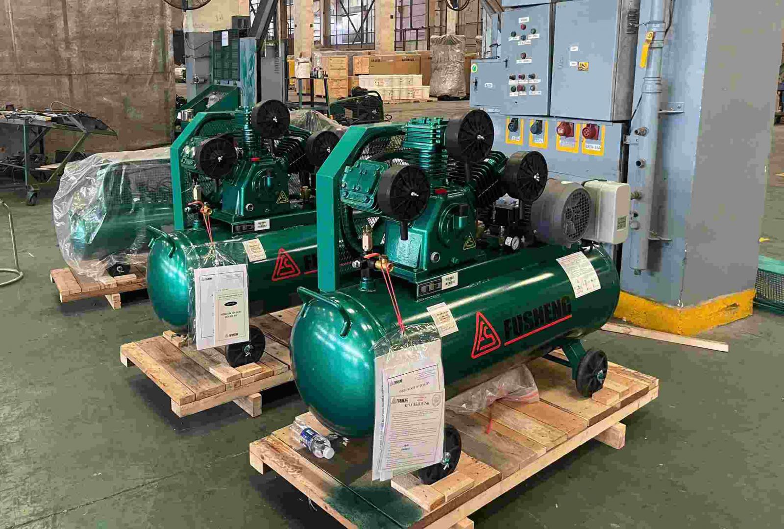 Máy nén khí piston Fusheng cho nhà máy xử lý môi trường