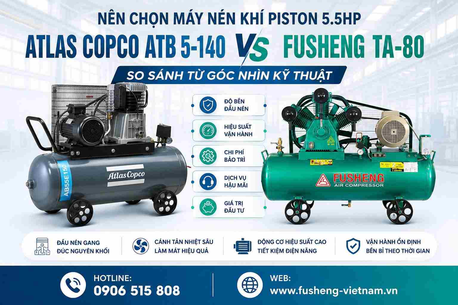 Thay dầu máy nén khí trục vít đúng kỹ thuật giúp bảo vệ airend và kéo dài tuổi thọ máy
