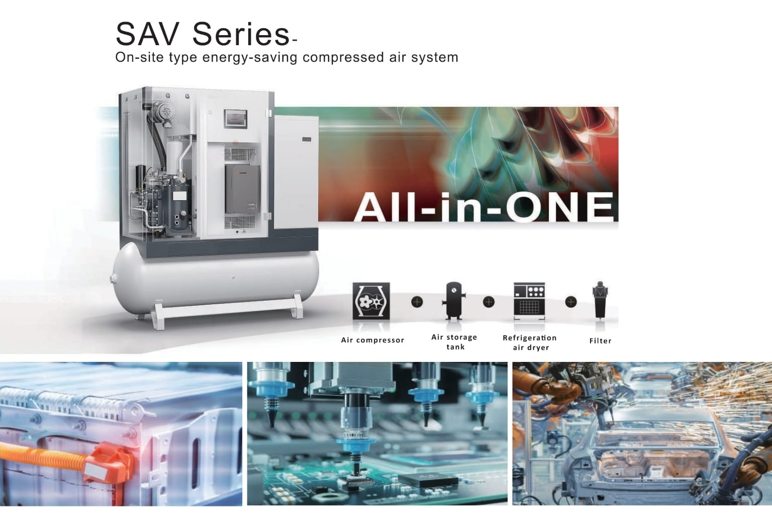 Máy nén khí SAV all in one thế hệ mới